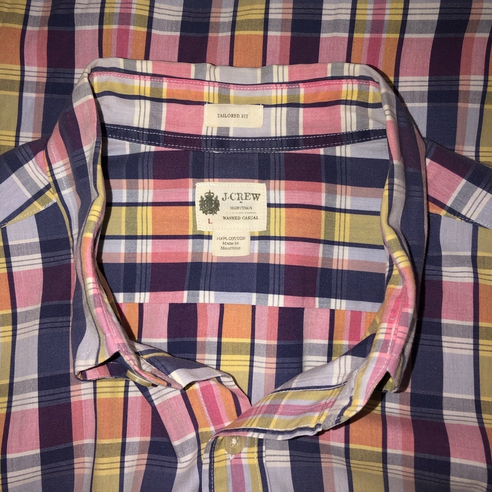 J. Crew Tailored Fit Men’s Button Down Shirt